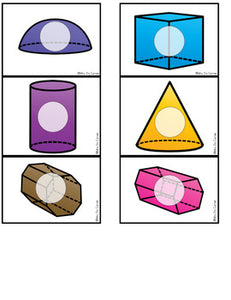 2D and 3D Shapes Missing Pieces Task Box | Task Boxes for Special Education