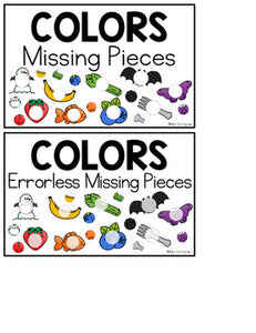 Colors Missing Pieces Task Box | Task Boxes for Special Education