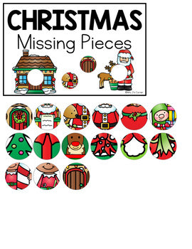 Christmas Missing Pieces Task Box | Task Boxes for Special Education