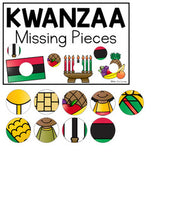 Load image into Gallery viewer, Kwanzaa Missing Pieces Task Box | Task Boxes for Special Education