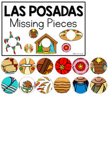 Las Posadas Missing Pieces Task Box | Task Boxes for Special Education