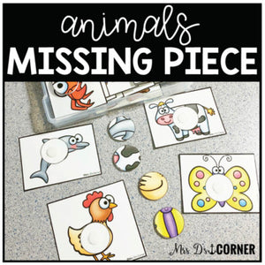 Animals Missing Pieces Task Box | Task Boxes for Special Education