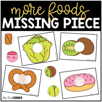 Food (Set 2) Missing Pieces Task Box | Task Boxes for Special Education