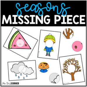 Seasons Missing Pieces Task Box | Task Boxes for Special Education