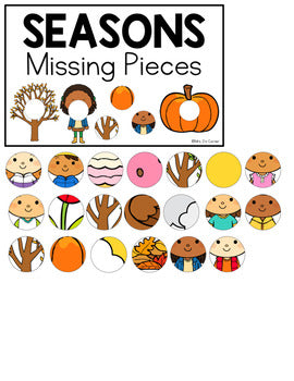 Seasons Missing Pieces Task Box | Task Boxes for Special Education