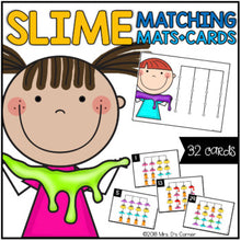 Load image into Gallery viewer, Slime Theme Matching Patterns Task Cards for Special Education
