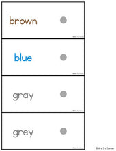 Load image into Gallery viewer, Colors Task Box | Matching Colors Task Boxes