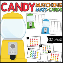 Load image into Gallery viewer, Candy Matching Mats and Activity Cards (Patterns, Colors, and Matching)