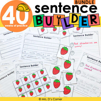 Sentence Builder Bundle | Special Education Writing Bundle