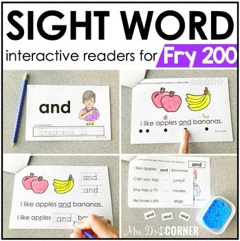 Fry 200 Interactive Sight Word Reader Bundle | Sight Word Books