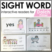 Load image into Gallery viewer, Primer Dolch Sight Word Books | Printable Dolch Sight Word Readers