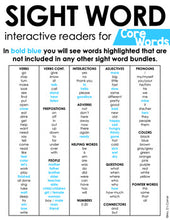 Load image into Gallery viewer, Core Vocab Interactive Sight Word Reader Bundle | Core Vocabulary Books