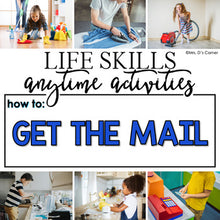 Load image into Gallery viewer, How to Get the Mail Life Skill Anytime Activity | Life Skills Activities