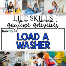Load image into Gallery viewer, How to Load the Washer Life Skill Anytime Activity | Life Skills Activities