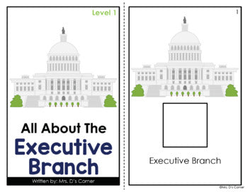 Branches of the US Government Adapted Books [ Level 1 and Level 2 ] - 4 booksets