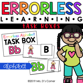 Alphabet Errorless Learning Task Boxes (26 task boxes included ...