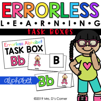 Alphabet Errorless Learning Task Boxes (26 task boxes included!)