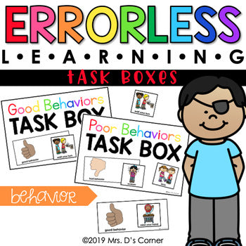 Struted Box Ehaviour Behavior Errorless Learning Task Boxes (2 task boxes included!) – mrsdsshop