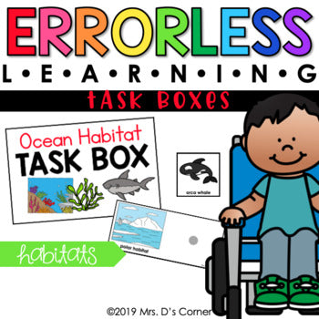 Alphabet Errorless Learning Task Boxes (26 task boxes included