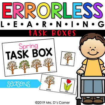 The 4 Seasons Errorless Learning Task Boxes (4 task boxes included!)