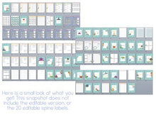 Load image into Gallery viewer, Editable Teacher Binder { Ocean Theme } Ultimate Teacher Survival Guide