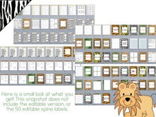 Load image into Gallery viewer, Editable Teacher Binder { Jungle / Zoo } Ultimate Teacher Survival Guide