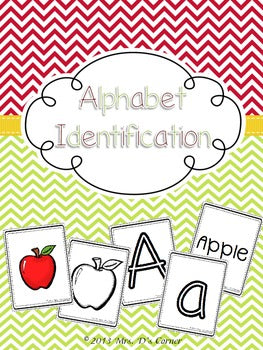 Alphabet Identification and Recognition Cards
