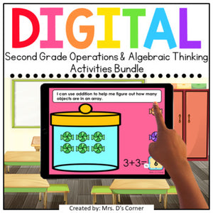 Second Grade Operations & Algebraic Thinking CCSS Digital Activity Bundle