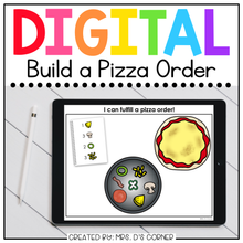 Load image into Gallery viewer, Digital Build a Pizza | Digital Activities for Special Ed + Distance Learning