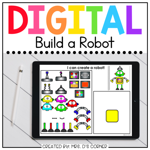 Digital Build a Robot | Digital Activities for Special Ed + Distance Learning