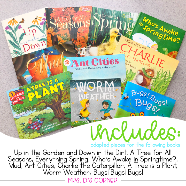 Spring Adapted Piece Book Set [ 10 book sets included! ]