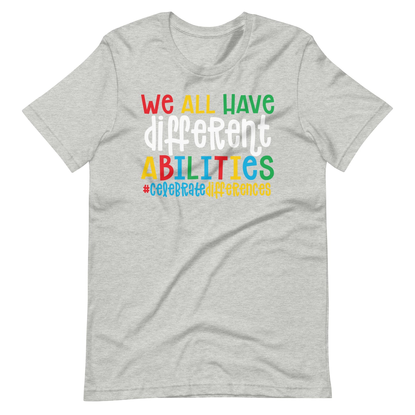 Celebrate Different Abilities Teacher Tee