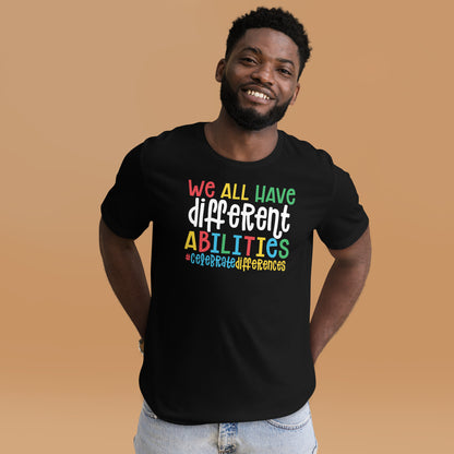 Celebrate Different Abilities Teacher Tee