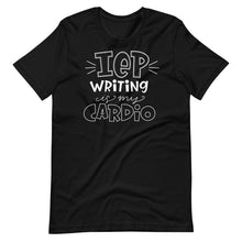 Load image into Gallery viewer, IEP Writing is My Cardio Short Sleeve Special Education Teacher Tee