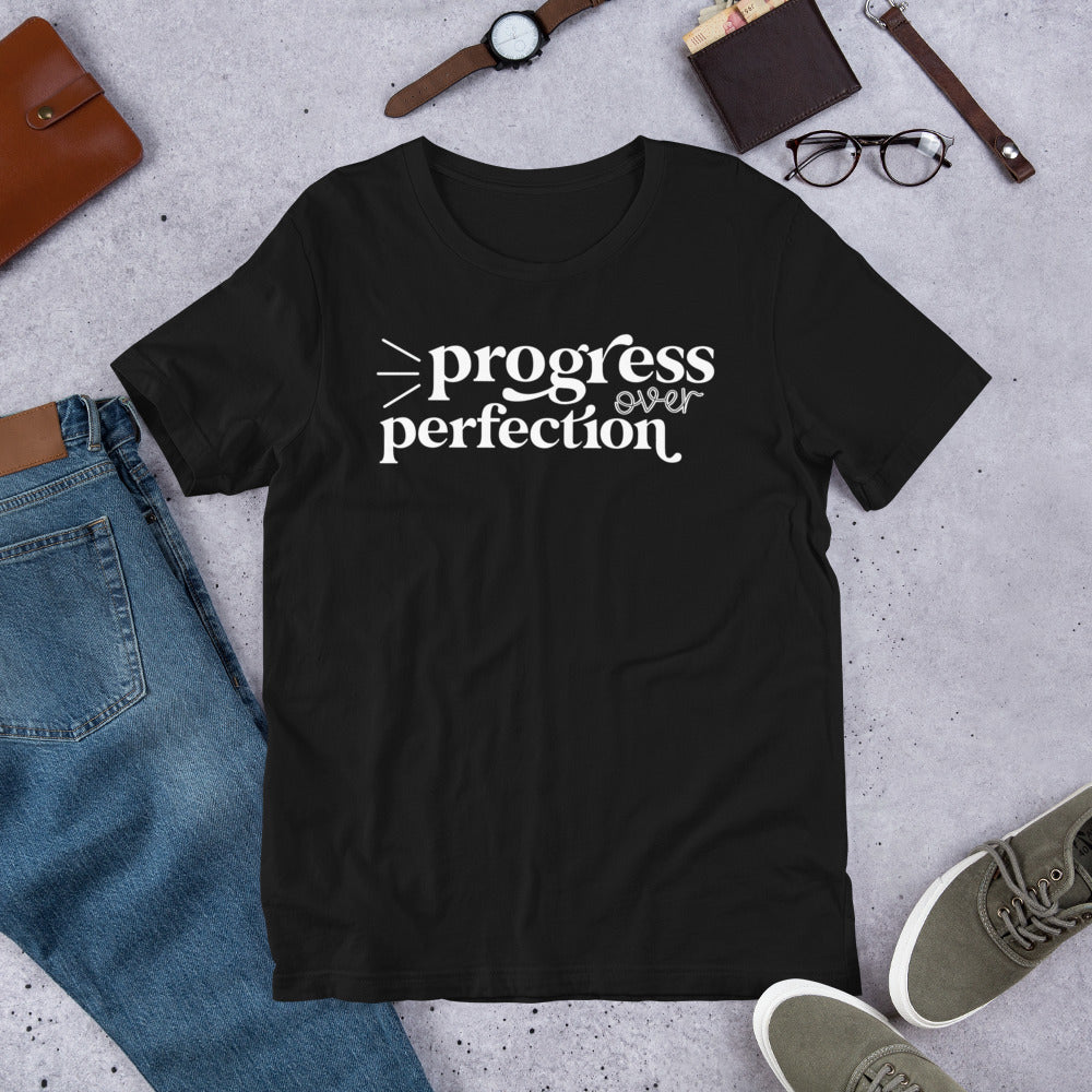 Progress Over Perfection Short Sleeve Special Education Teacher Tee