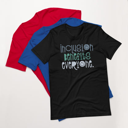 Inclusion Benefits Everyone Teacher Tee