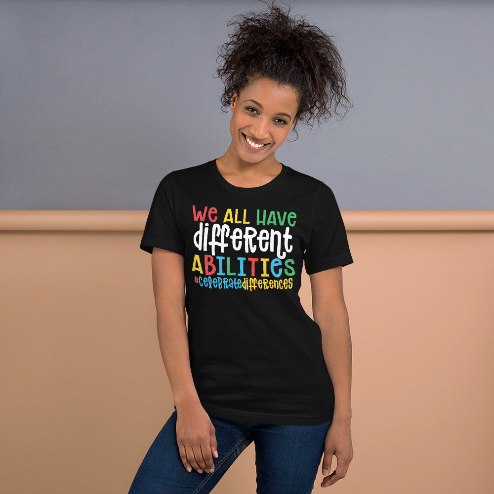 Celebrate Different Abilities Teacher Tee