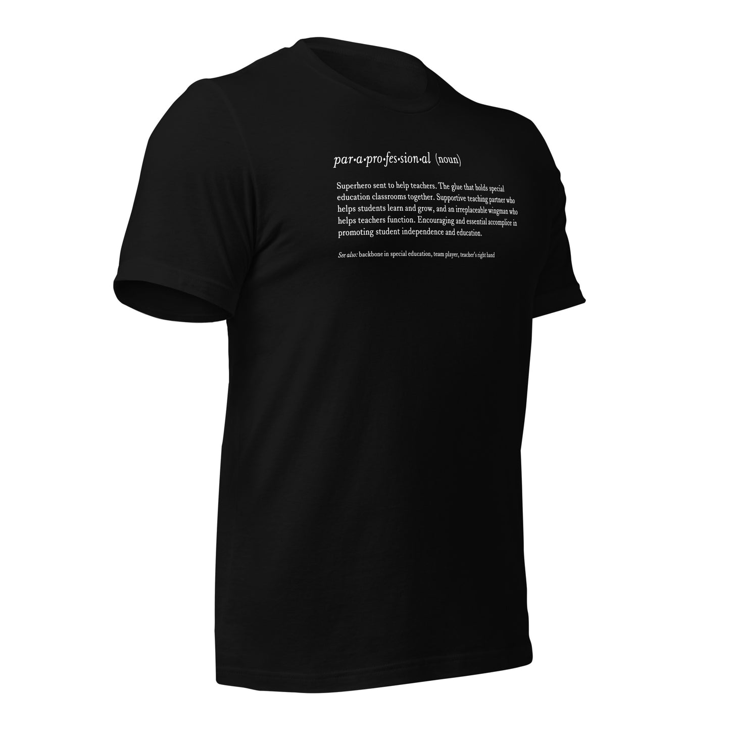 Paraprofessional Noun Teacher Tee