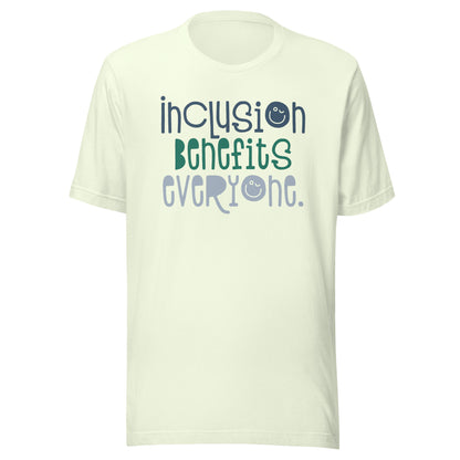 Inclusion Benefits Everyone Teacher Tee