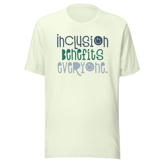 Inclusion Benefits Everyone Teacher Tee