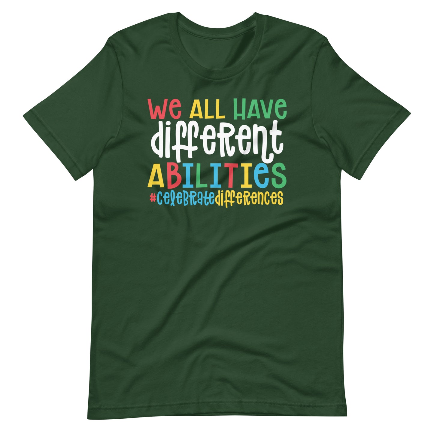 Celebrate Different Abilities Teacher Tee