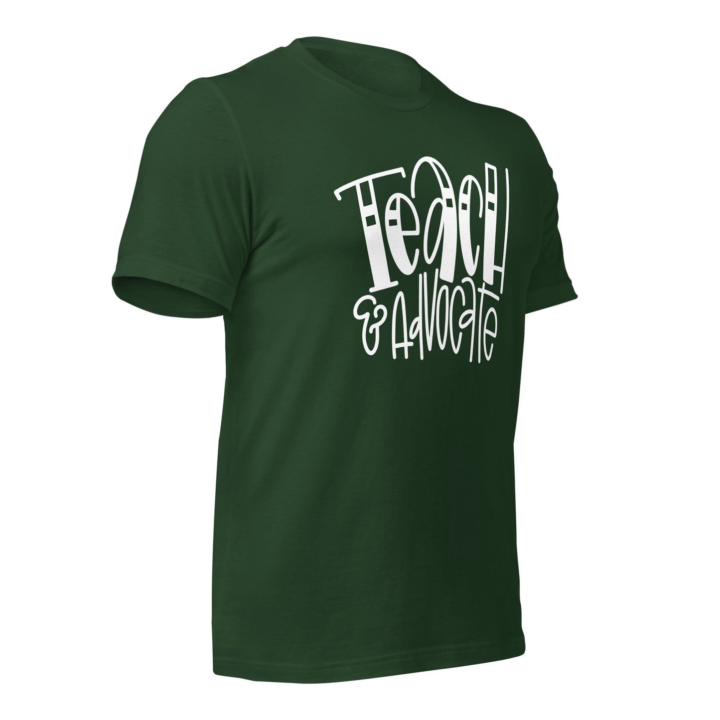 Teach & Advocate Teacher Tee (Style 2)