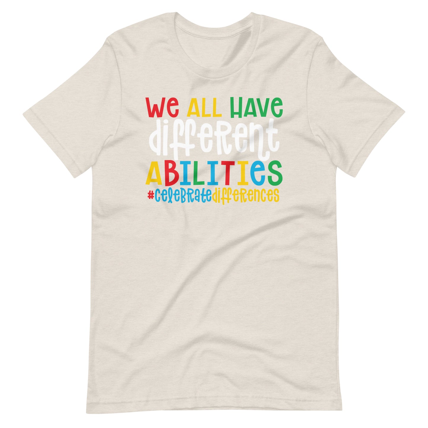 Celebrate Different Abilities Teacher Tee