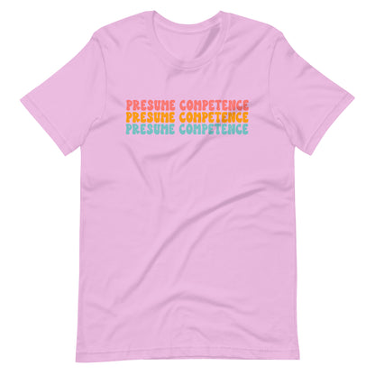 Presume Competence Special Education Teacher Tee