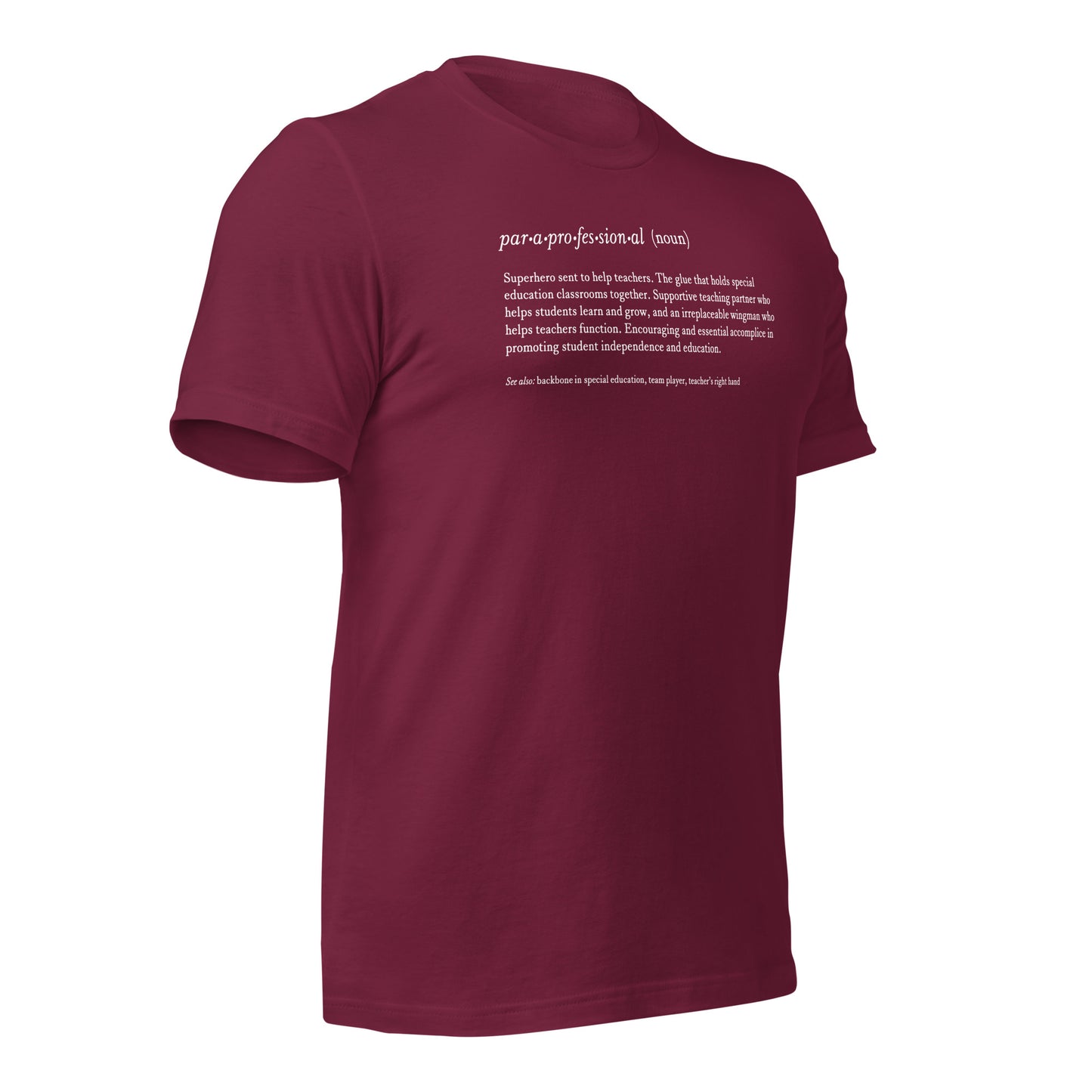 Paraprofessional Noun Teacher Tee