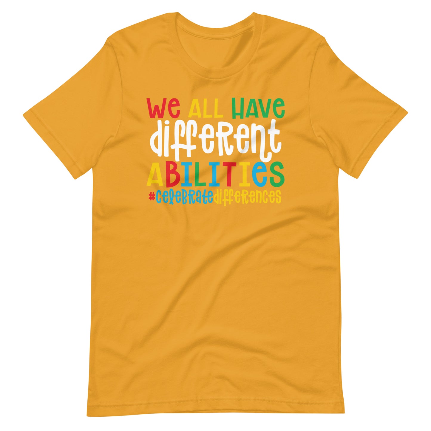 Celebrate Different Abilities Teacher Tee