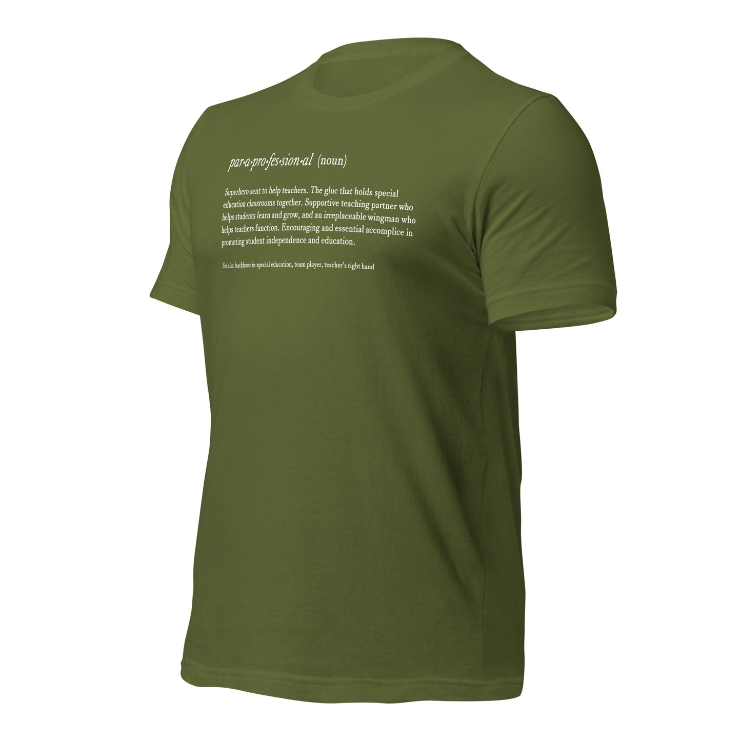 Paraprofessional Noun Teacher Tee