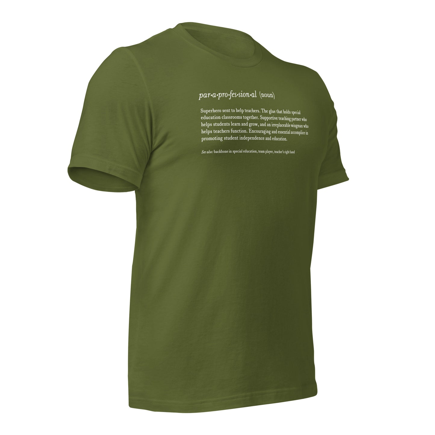 Paraprofessional Noun Teacher Tee