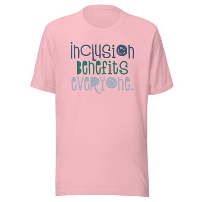 Inclusion Benefits Everyone Teacher Tee