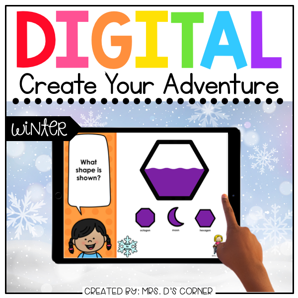 Winter Create Your Adventure [14 digital activities] | Distance Learning